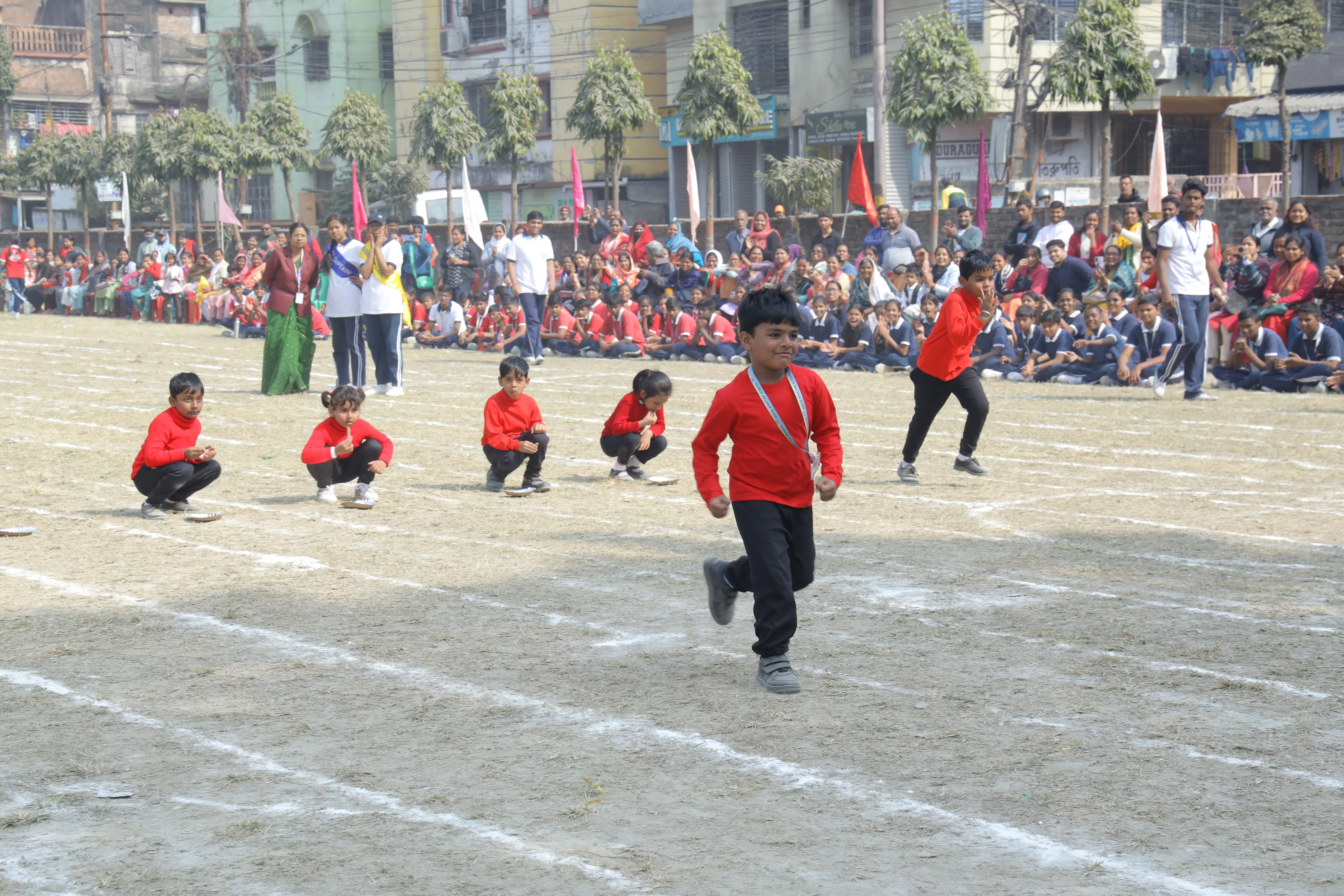 Children in pre-primary classroom