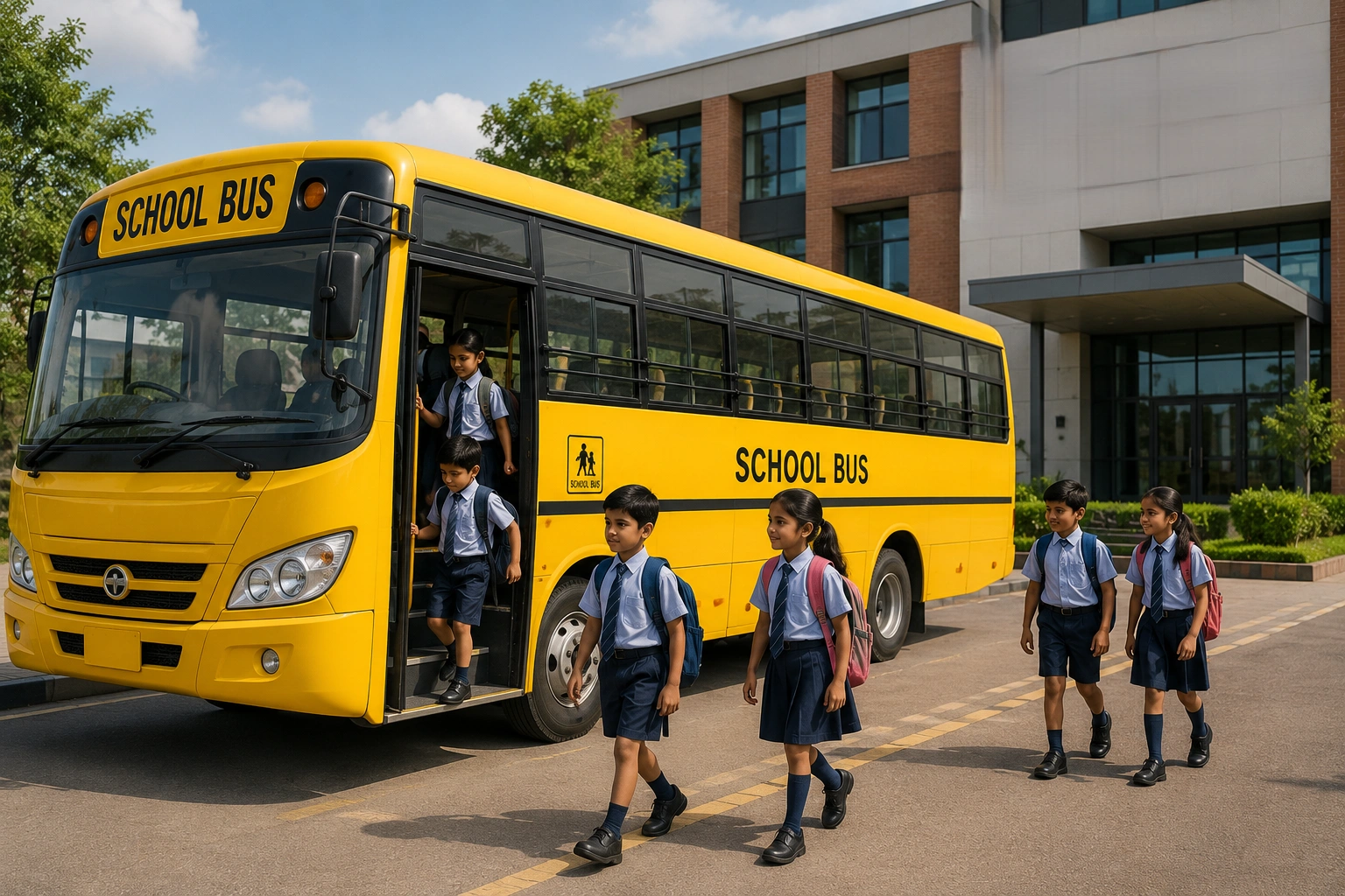 School Bus at Vidya Niketan