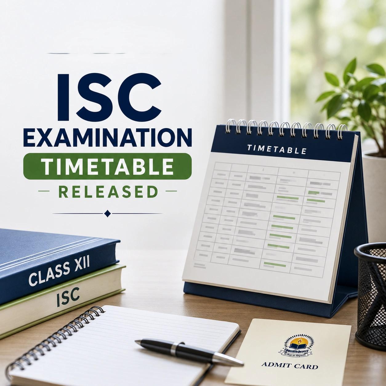ISC Examination Timetable